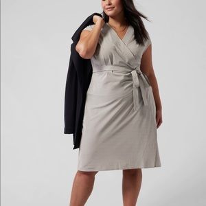 Athleta Plus Size Wrap Dress